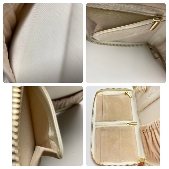 Chrisil OFF WHITE JEWELRY TRAVEL WALLET HANDMADE - Picture 15 of 16